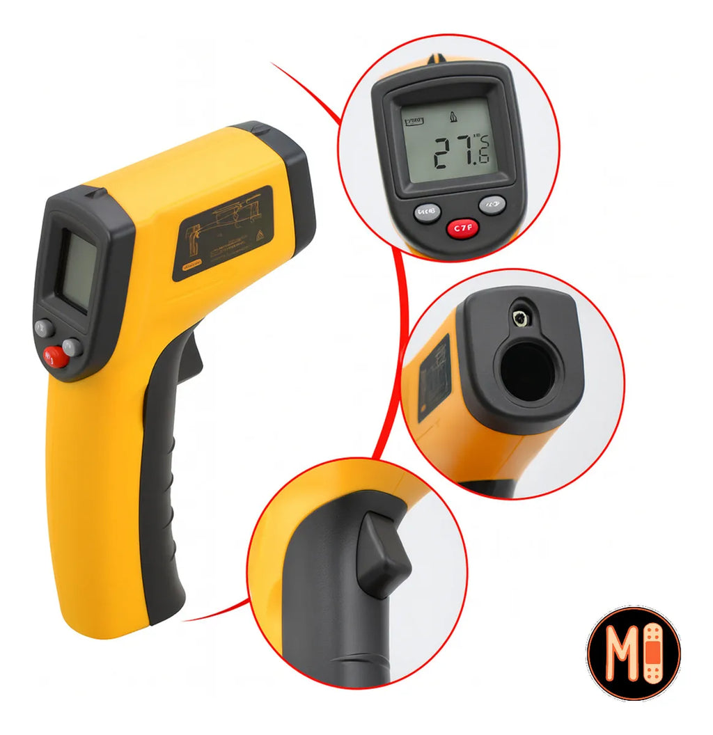 Pistola Laser Infrarrojo Termómetro